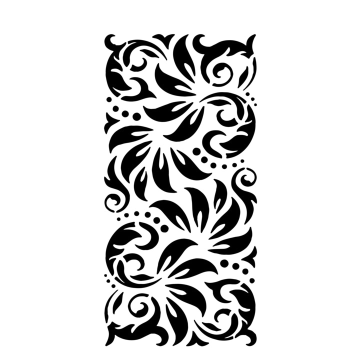 Sablon 3D, Leaf Dialogue, 40x60 cm, reutilizabil, plastic