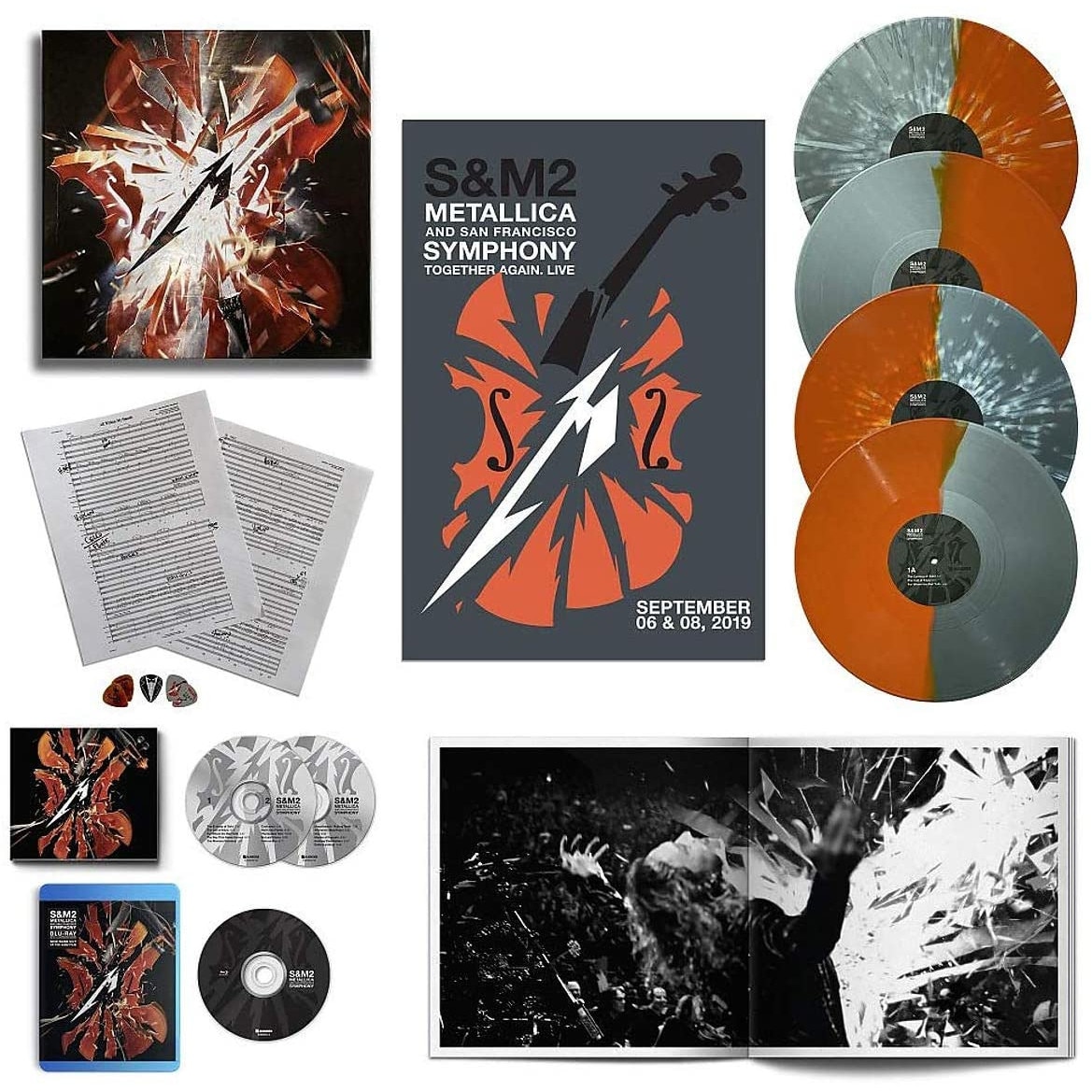 洋楽 llica/S&M2 Deluxe Box 4LP+CD+Blu-ray Metallica San Francisco Symphony Orchestra - S&M2 Limited Edition