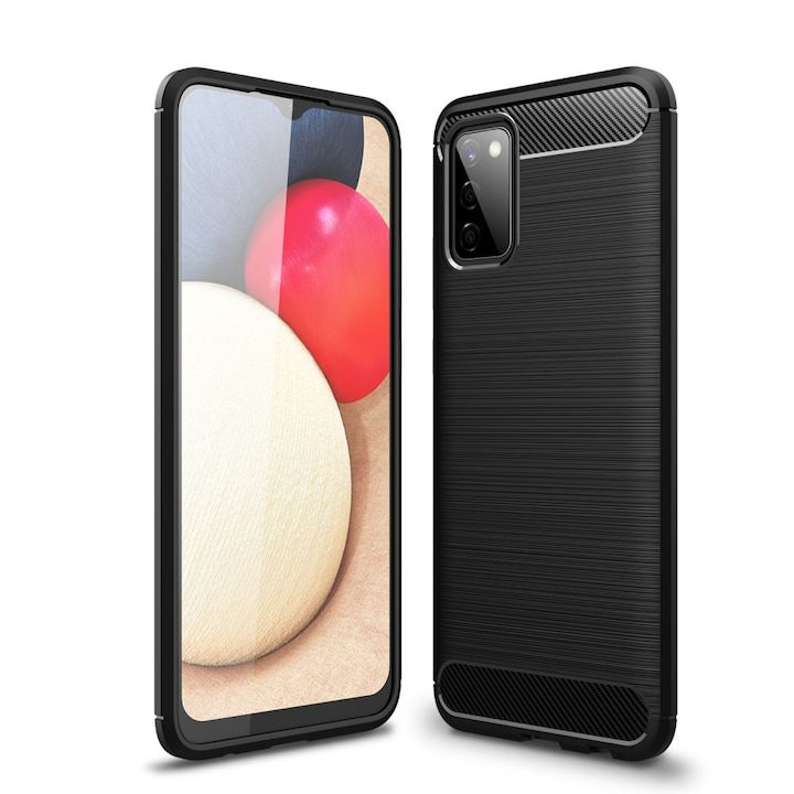 Π‘ΠΈΠ»ΠΈΠΊΠΎΠ½ΠΎΠ² ΠΊΠ΅ΠΉΡ Tech-Protect TPUCarbon Π·Π° Samsung Galaxy A02S, Π§Π΅ΡΠ΅Π½