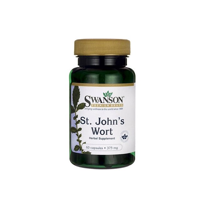 Supliment Alimentar, Swanson, St John's Wort 375 Mg, 60 Capsule