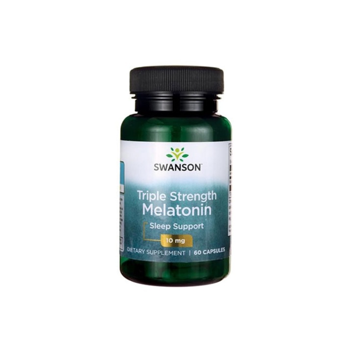 Supliment Alimentar, Swanson, Triple Strength Melatonin 10 mg, 60 capsule