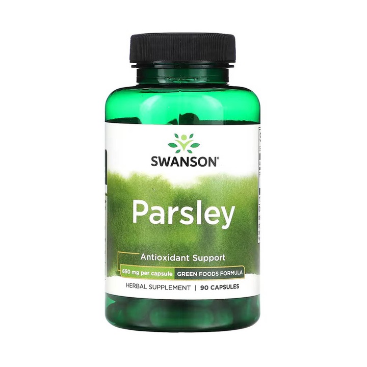 Parsley (Patrunjel), 650 mg, Swanson, 90 capsule SWR054