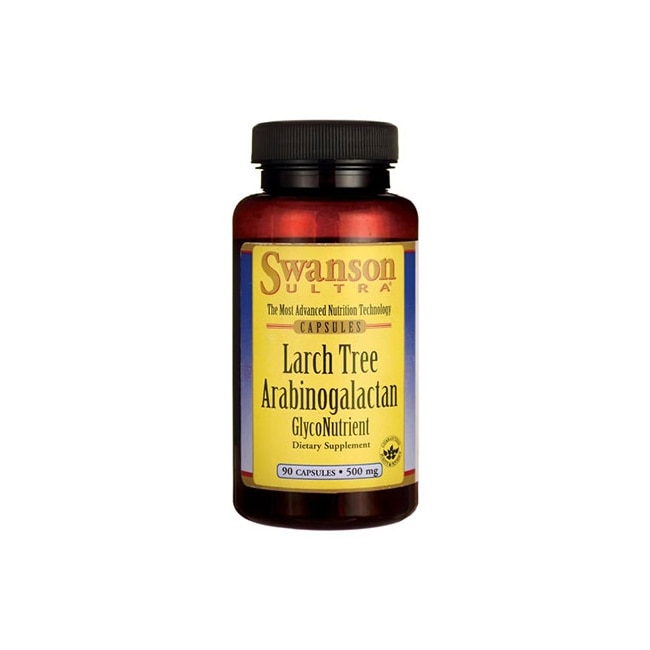 Supliment Alimentar, Swanson, Larch Tree Arabinogalactan 500 Mg, 90 Capsule