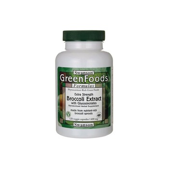 Supliment Alimentar, Swanson, Extra-Strength Broccoli Extract With Glucosinolates 600 Mg, 120 Capsule Supliment Alimentar, Swanson, Extra-Strength Broccoli Extract With Glucosinolates 600 Mg, 120 Capsule