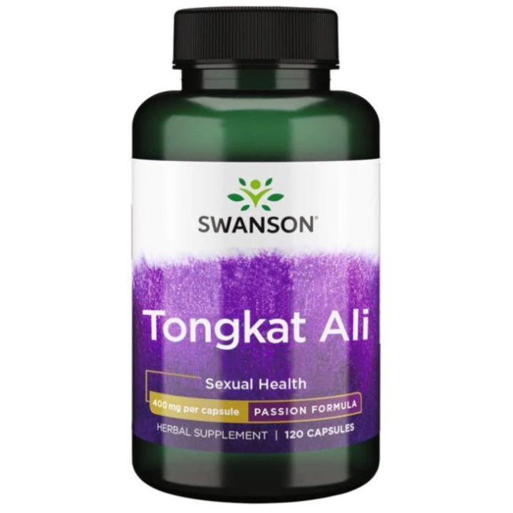 Хранителна добавка Swanson, Tongkat Ali 400 Mg, 120 капсули