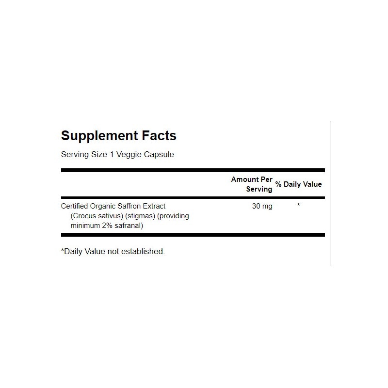 Swanson Saffron Extract 2 Safranal, 30mg 60 Capsule eMAG.ro