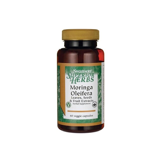 Supliment Alimentar, Swanson, Moringa Oleifera, 60 Capsule