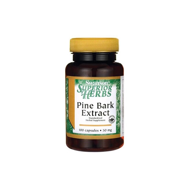 Supliment Alimentar, Swanson, Pine Bark Extract 50 Mg, 100 capsule