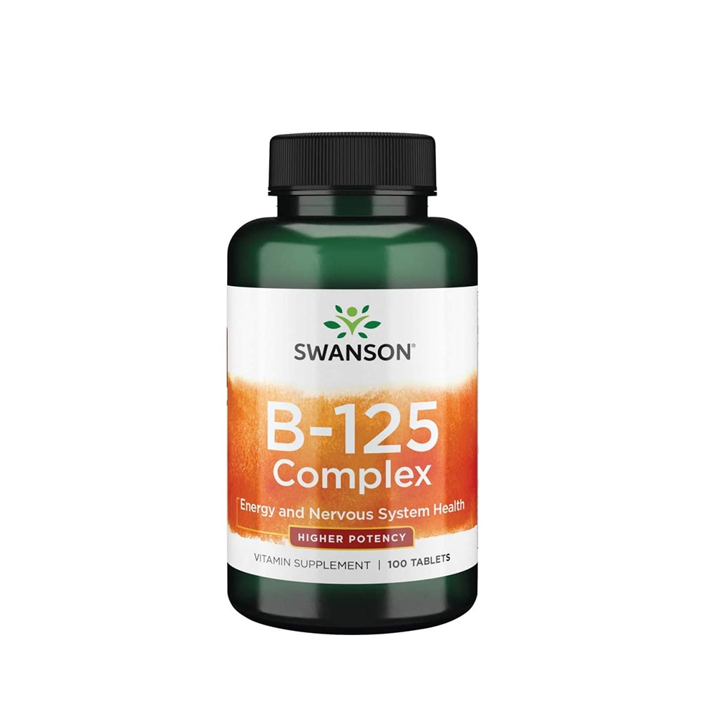 Supliment Alimentar, Swanson, Vitamin B-125 Complex, 100 Capsule - EMAG.ro