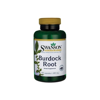 Supliment Alimentar, Swanson, Burdock Root 460 Mg, 100 Capsule Supliment Alimentar, Swanson, Burdock Root 460 Mg, 100 Capsule