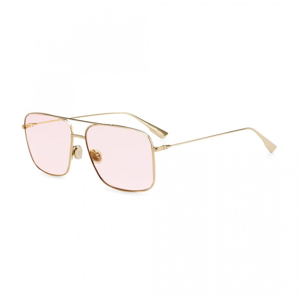 Ochelari de soare, dama, Christian Dior, STELLAIREO3S_00057TE, Auriu roze