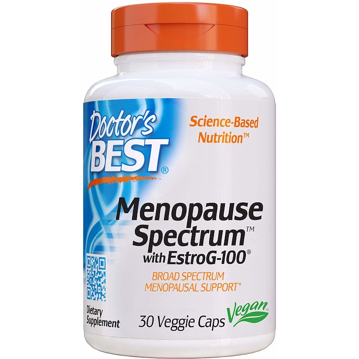 Supliment alimentar Doctor's Best Menopause Spectrum cu EstroG-100, 30 Capsule