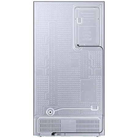 Side By Side Samsung RS68A8520S9/EF, 634 l, Clasa F, Full No Frost, Twin Cooling Plus, Conversie Smart 5 in 1, Non-Plumbing, SpaceMax, Compresor Digital Inverter, Dozator apa, Inox