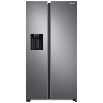 Side By Side Samsung RS68A8520S9/EF, 609 l, Clasa F, Full No Frost, Twin Cooling Plus, Conversie Smart 5 in 1, Non-Plumbing, SpaceMax, Compresor Digital Inverter, Dozator apa, Inox Side By Side Samsung RS68A8520S9/EF, 609 l, Clasa F, Full No Frost, Twin Cooling Plus, Conversie Smart 5 in 1, Non-Plumbing, SpaceMax, Compresor Digital Inverter, Dozator apa, Inox