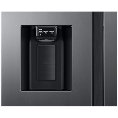 Frigider Side By Side Samsung RS68A8831S9/EF, 609 l, Clasa E, Full No Frost, Twin Cooling Plus, Conversie Smart 5 in 1, SpaceMax, Compresor Digital Inverter, Dozator apa, Inox