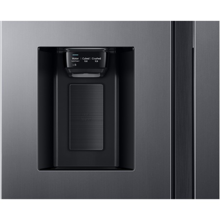 Frigider Side By Side Samsung RS68A8522S9/EF, 609 l, Clasa D, Full No Frost, Twin Cooling Plus, Conversie Smart 5 in 1, Non-Plumbing, SpaceMax, Compresor Digital Inverter, Dozator apa, Inox
