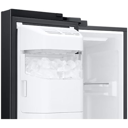 Frigider side by side Samsung RS68A8842B1/EF, 609 l, Full No Frost, Twin Cooling Plus, Conversie Smart 5 in 1, Metal Cooling, Precise cooling, SpaceMax, Compresor Digital Inverter, Dozator apa, Clasa D, H 178 cm, Antracit