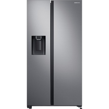 Side By Side Samsung RS64R5302M9/EO, 635 l, Full No Frost, All around cooling, Tehnologie Space Max, Non-Plumbing, Dozator apa, Clasa F, H 178 cm, Argintiu Side By Side Samsung RS64R5302M9/EO, 635 l, Full No Frost, All around cooling, Tehnologie Space Max, Non-Plumbing, Dozator apa, Clasa F, H 178 cm, Argintiu