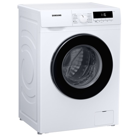 Masina de spalat rufe Slim Samsung WW80T304MBW/LE, 8 kg, 1400 RPM, Clasa D, Smart Check, Drum Clean, Motor Digital Inverter, Alb