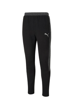 Puma, Pantaloni sport slim fit cu insertii contrastante dryCELL Evostripe, Negru Puma, Pantaloni sport slim fit cu insertii contrastante dryCELL Evostripe, Negru