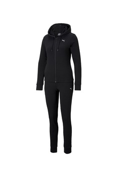 Puma, Trening slim fit cu gluga, pentru antrenament Classic, Negru Puma, Trening slim fit cu gluga, pentru antrenament Classic, Negru