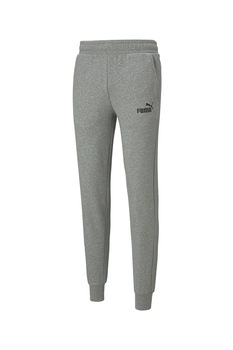 Puma, Pantaloni sport slim fit ESS, Gri melange Puma, Pantaloni sport slim fit ESS, Gri melange