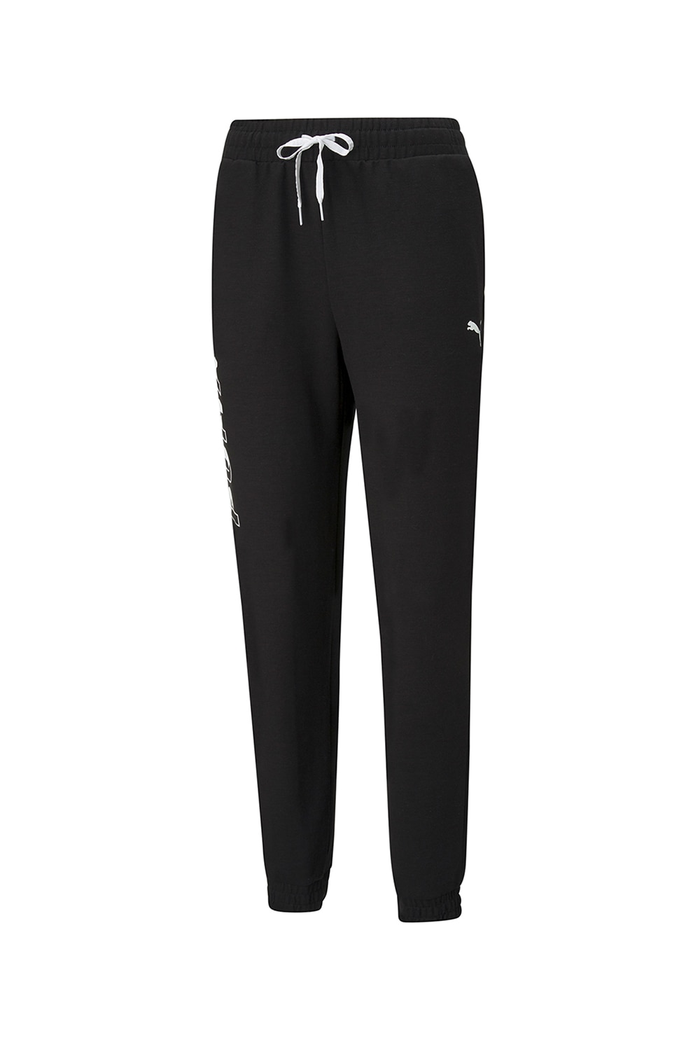 Puma, Pantaloni sport cu logo, Negru