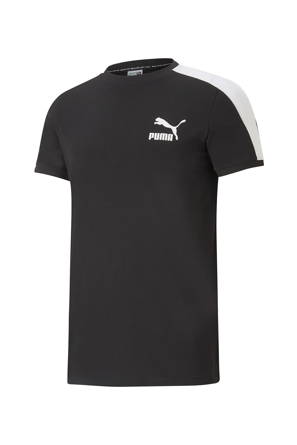 Puma, Tricou cu logo Iconic T7, Negru