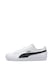 Puma, Pantofi sport de piele ecologica UP, Alb/Negru, 8