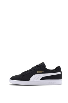 Puma, Pantofi sport din piele ecologica Samsh v2 Buck Puma, Pantofi sport din piele ecologica Samsh v2 Buck