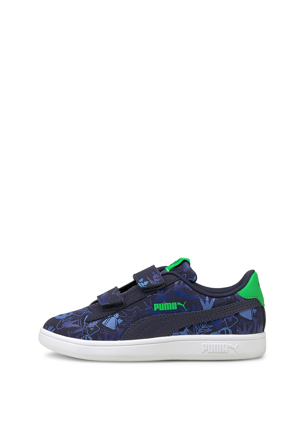 Puma, Pantofi sport cu inchidere velcro Smash V2 Archeo