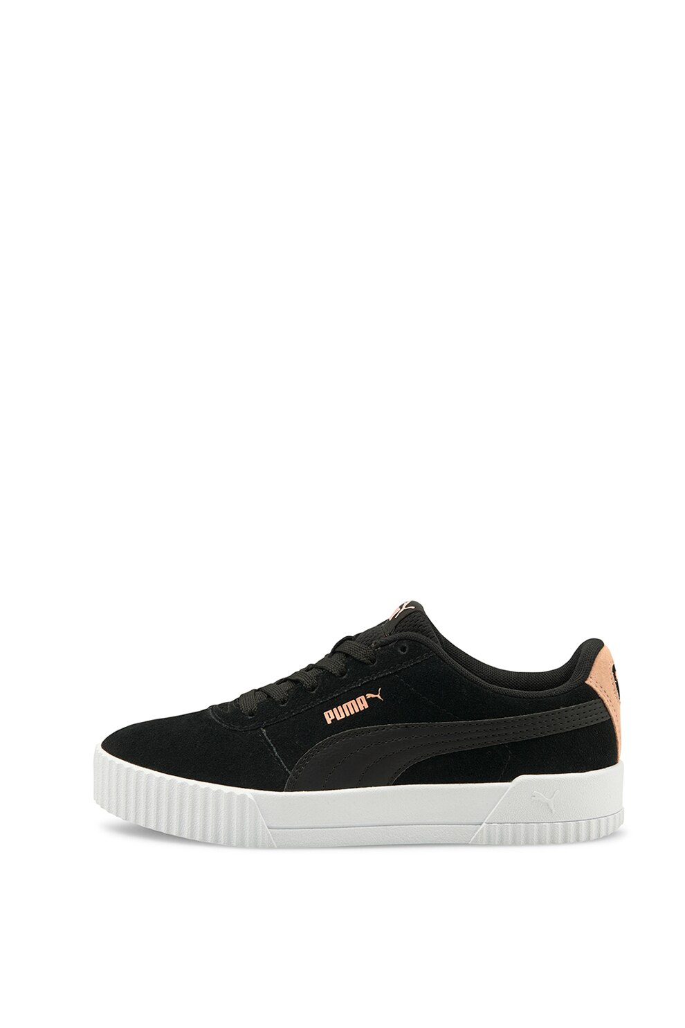 Puma, Pantofi sport din piele intoarsa cu garnituri contrastante Carina