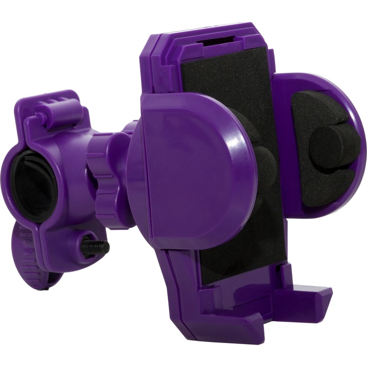 Suport bicicleta Serioux pentru telefon, Mov