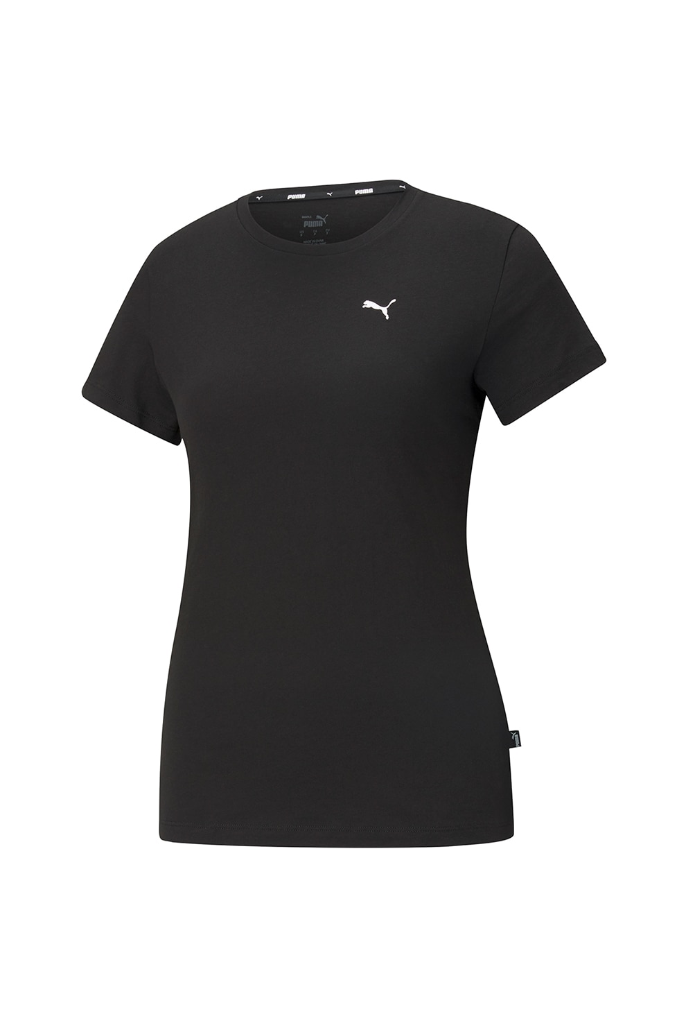 Puma, Tricou cu logo pe piept ESS, Negru