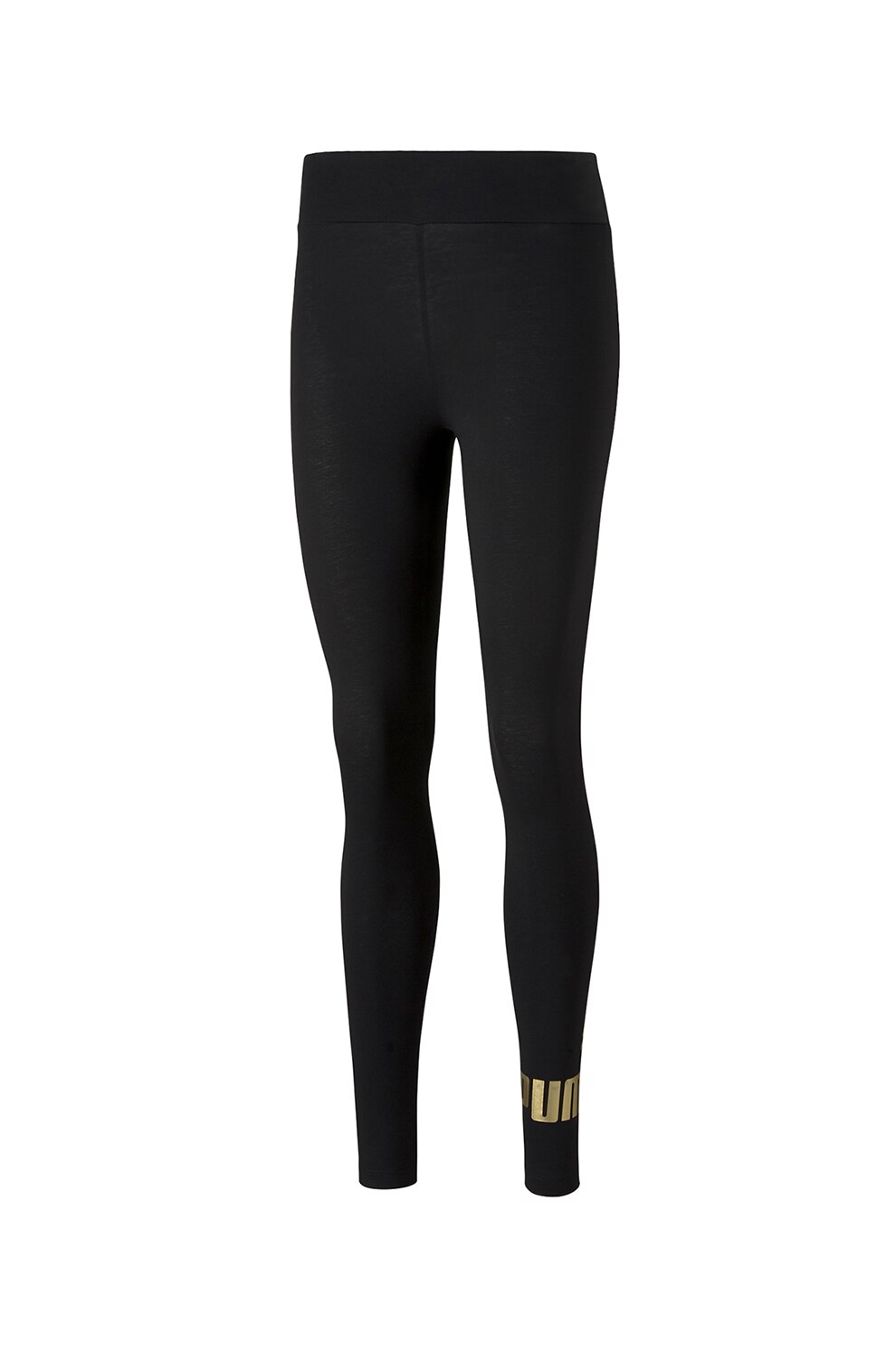 Puma, Colanti cu detaliu logo Ess, Negru/Auriu