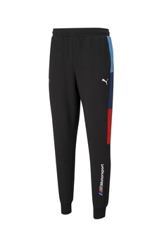 Puma, Pantaloni sport regular fit Bmw, Negru/Rosu/Albastru Puma, Pantaloni sport regular fit Bmw, Negru/Rosu/Albastru