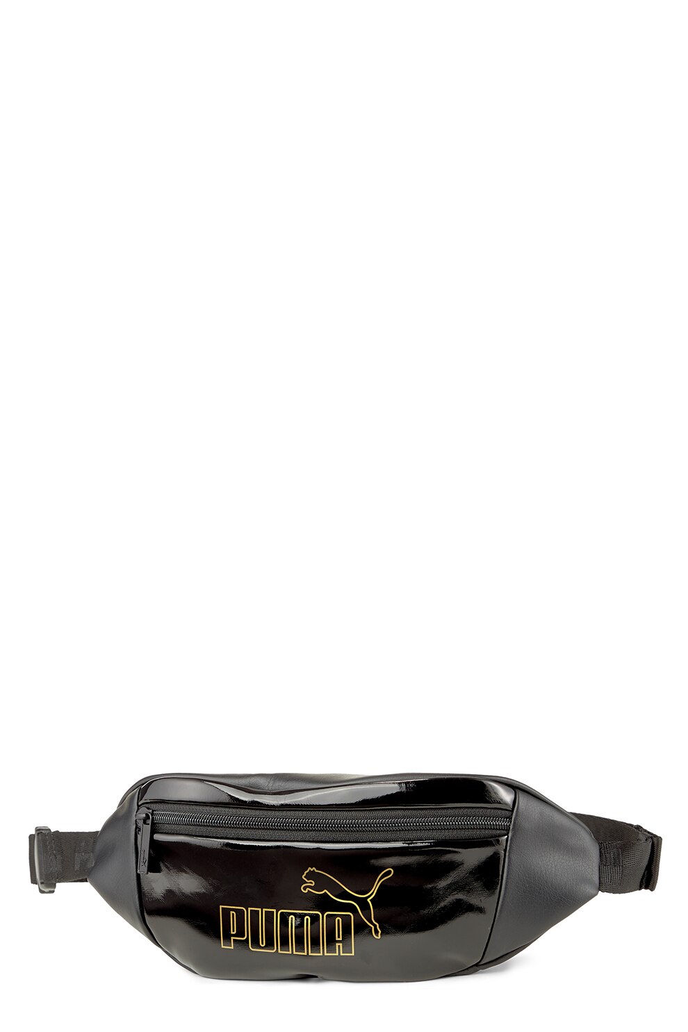 Puma, Borseta lacuita Core Up, Negru/Galben sofran