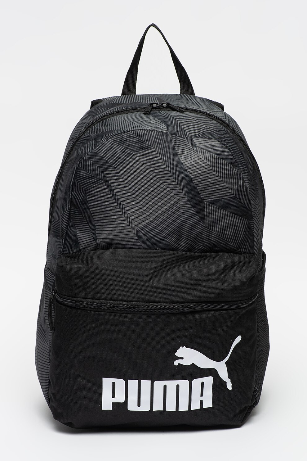 Puma, Rucsac unisex cu logo Phase -22L, Negru/Gri