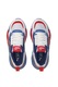 Puma, Pantofi sport cu amortizare, pentru alergare X-Ray 2 Square, Alb/Albastru/Rosu, 4.5