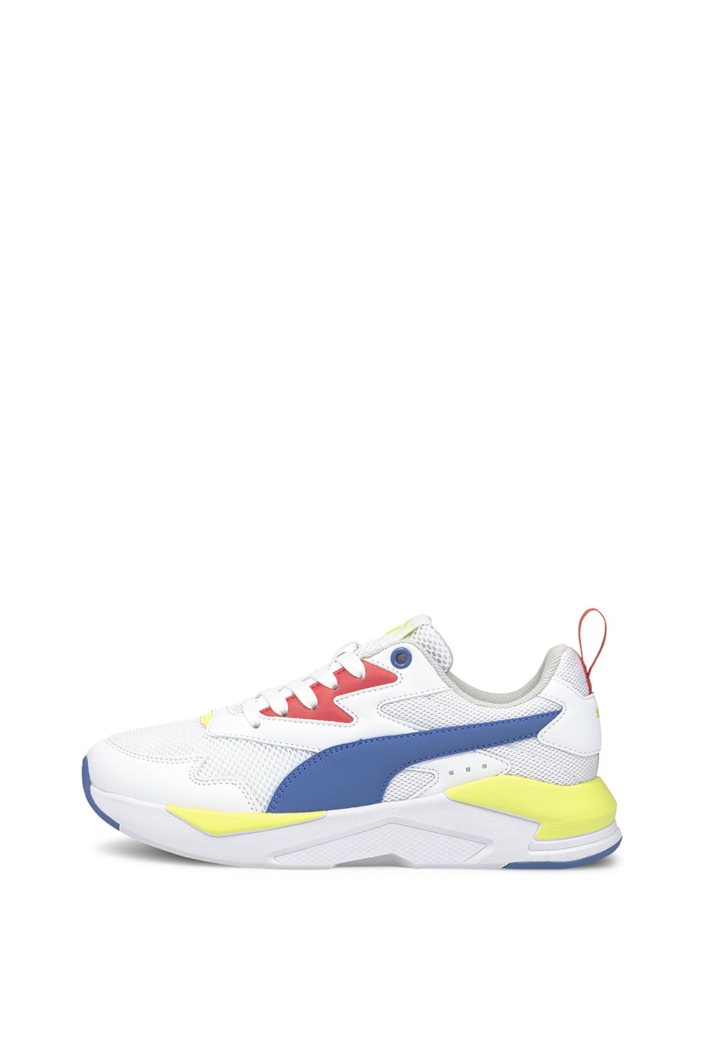 Puma, Pantofi sport cu garnituri de piele ecologica si amortizare, pentru alergare X-Ray Lite