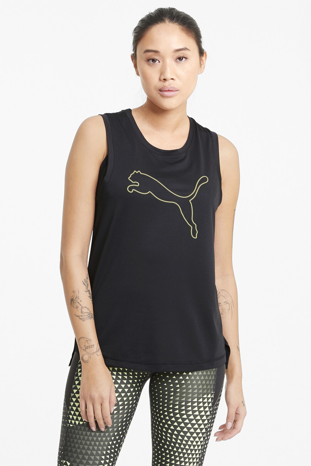 Puma, Top pentru antrenament DryCELL Favorite Cat Muscle, Negru