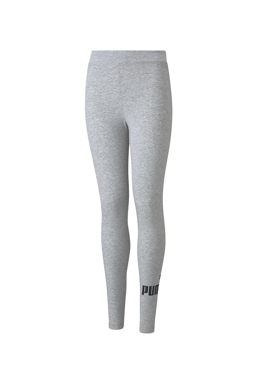 Puma, Colanti cu logo Essentials, Gri deschis melange/Negru