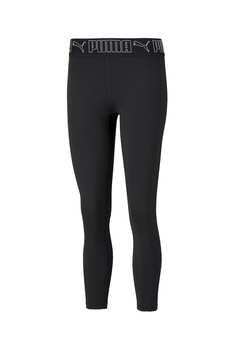 Puma, Colanti cu banda logo in talie pentru antrenament, Negru, XS Puma, Colanti cu banda logo in talie pentru antrenament, Negru, XS