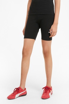 Puma, Colanti scurti cu logo discret Classics, Negru Puma, Colanti scurti cu logo discret Classics, Negru