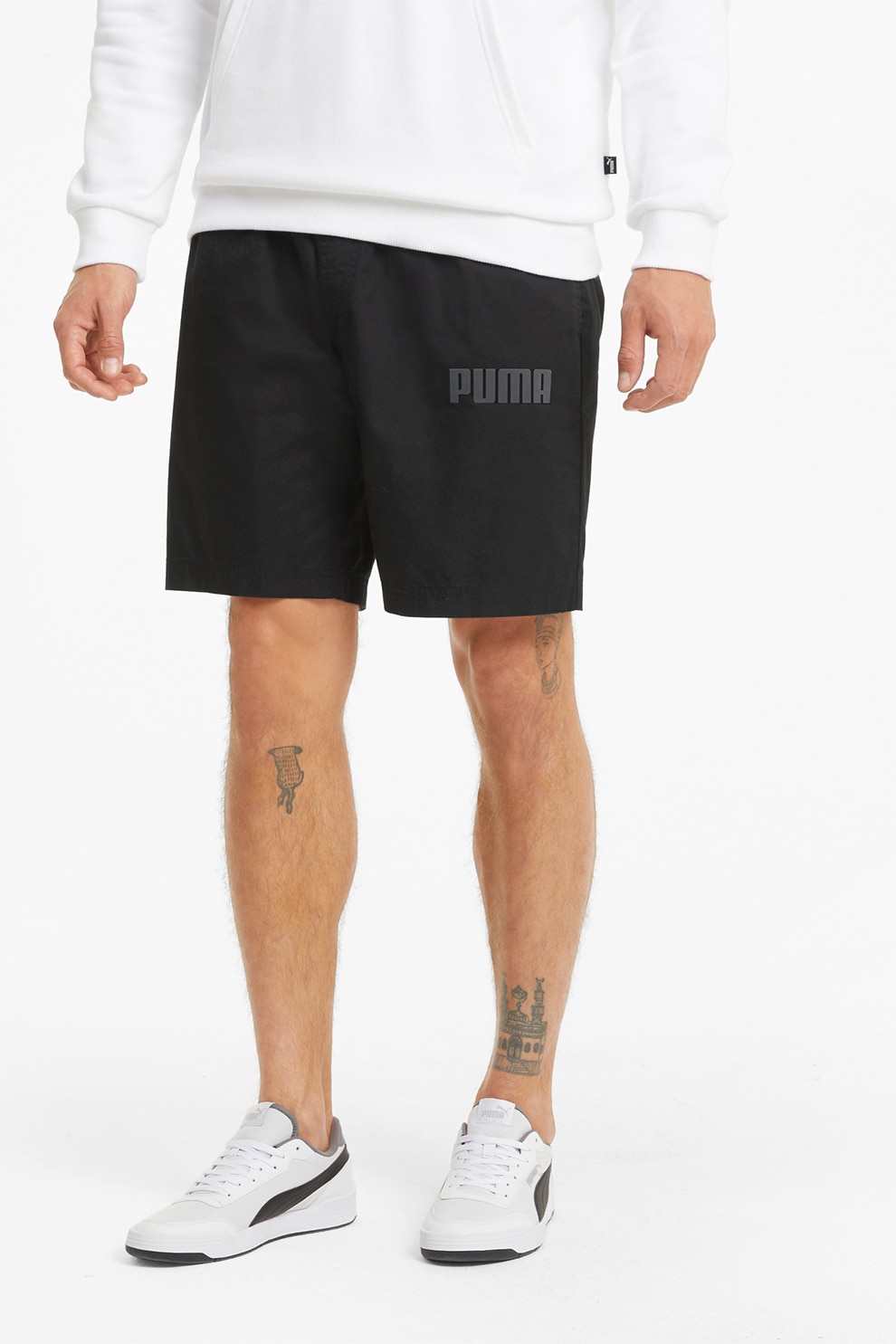 Puma, Pantaloni scurti cu buzunare laterale Modern Basics, Negru