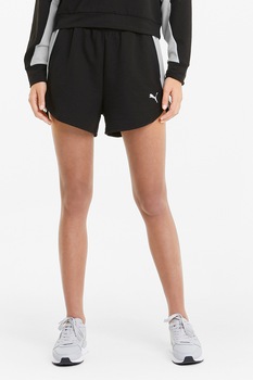 Puma, Pantaloni scurti cu snur si parti laterale contrastante Modern Sports 3'', Negru Puma, Pantaloni scurti cu snur si parti laterale contrastante Modern Sports 3'', Negru