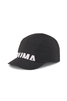 Puma, Sapca cu logo si czoroc scurt, Negru Puma, Sapca cu logo si czoroc scurt, Negru