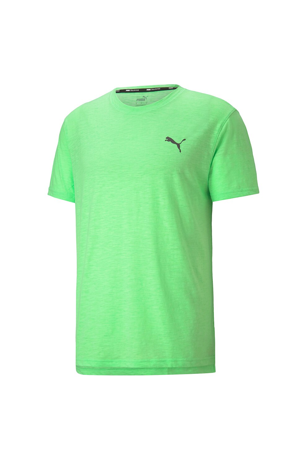 Puma, Tricou cu detaliu logo pe piept si tehnologie drycCELL pentru fitness Energy, Verde electric