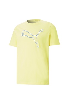 Puma, Tricou cu tehnologie dryCELL si imprimeu logo Modern Sports, Galben Puma, Tricou cu tehnologie dryCELL si imprimeu logo Modern Sports, Galben