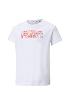 Puma, Tricou de bumbac Alpha, Alb Puma, Tricou de bumbac Alpha, Alb